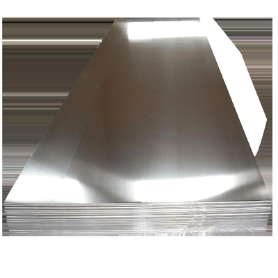 feuille en aluminium 1060 1235, du plat 1050 1070 feuille 6063 T6 en aluminium reflétée
