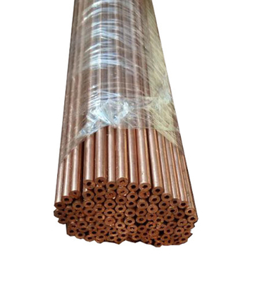 C10400 C10500 C10700 EN H62 H65 H68 Tube droit en métal sans soudure/tuyau en cuivre OD 1/2 "3/4" Tubes ronds en cuivre