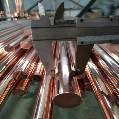 ASTM B187 C12200 Barre ronde de cuivre désoxydée au phosphore Excellente résistance à la corrosion pour les échangeurs de chaleur