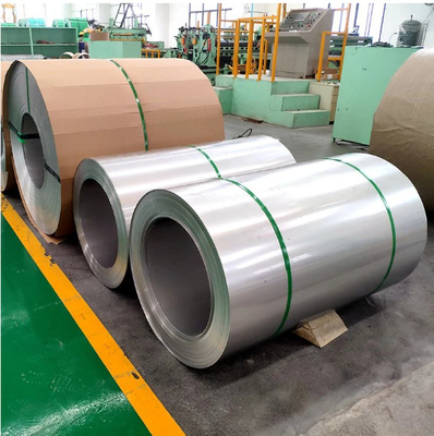 Longueur 1000 mm-6000 mm Coil laminé à froid en acier inoxydable Épaisseur 0,3 mm-3,0 mm En construction
