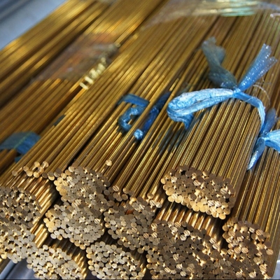 Matériau de cuivre résistant à la corrosion C2100 C21000 Cuzn5 CZ125 H95 Barre de cuivre solide