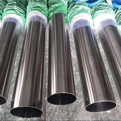 Résistance à la corrosion Fabricant 201 304 410 316L Tuyaux en acier inoxydable soudés sans soudure poli pour usage décoratif
