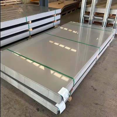 Résistance à la corrosion 8K miroir 316 304 201 430 tôle en acier inoxydable laminée à froid avec une forte plasticité