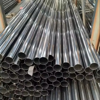 SUS316 Fabricant de tuyaux 316L Tube poli miroir carré rond sans couture soudé tuyau inoxydable pour matériau de construction