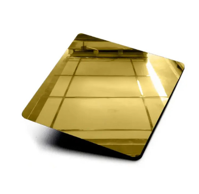 Plaque en acier inoxydable poli à haute brillance 202 avec surface lisse