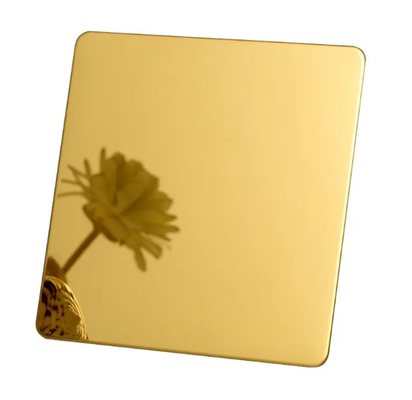 Plaque en acier inoxydable poli à haute brillance 202 avec surface lisse