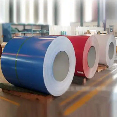 L'anti rouille d'anticorrosion a enduit la bobine d'une première couche de peinture en acier galvanisée, bobine enduite de couleur de Dx51d