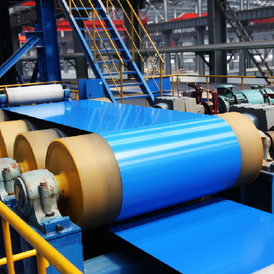 Coil en acier couvert de zinc avec revêtement PE / SMP / PVDF pour une utilisation extérieure à long terme