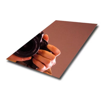 Plaque d'acier inoxydable laminée à froid résistante à la corrosion avec finition miroir pour applications industrielles