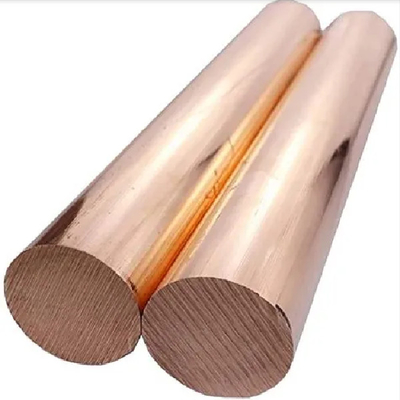 JIS H3250 C1100 Barre ronde de cuivre pur surface polissée pour génie électrique